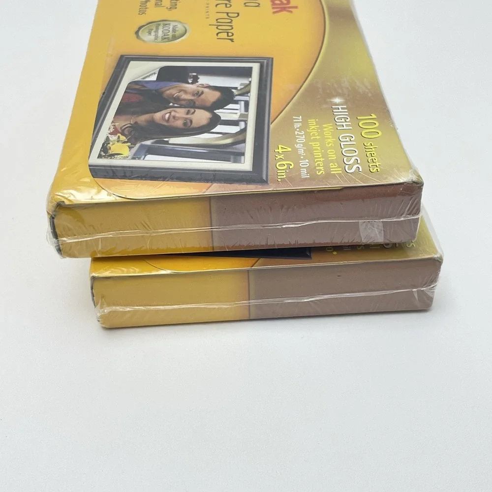 NEW Set Of 2 Packs Kodak Ultima‎ Photo Picture Paper 100 Sheet High Gloss 4x6